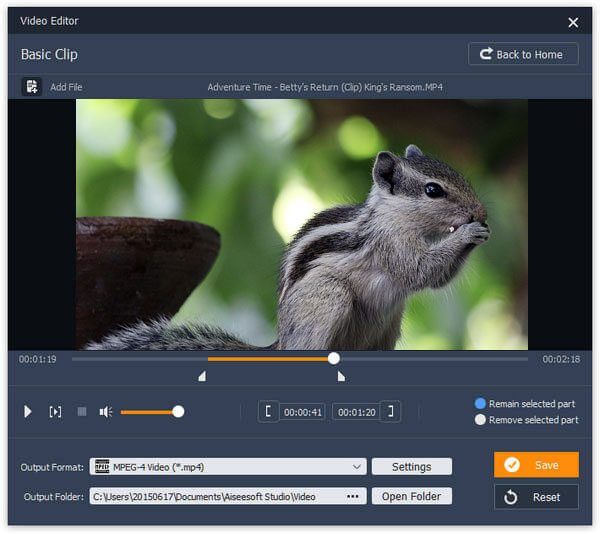 editor de vídeo