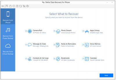 Stellar Data Recovery para iPhone
