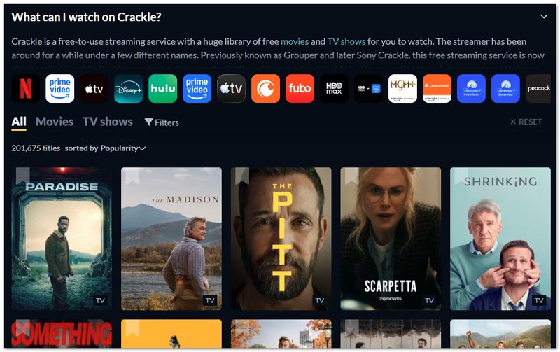 Crackle Free Movie App