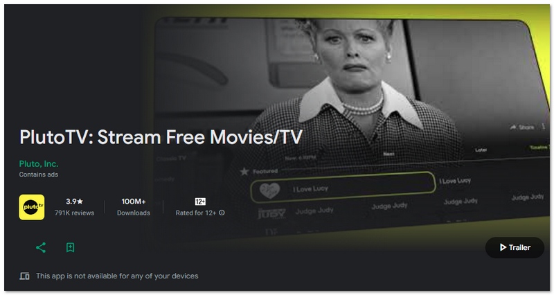 Pluto TV Free Movie App