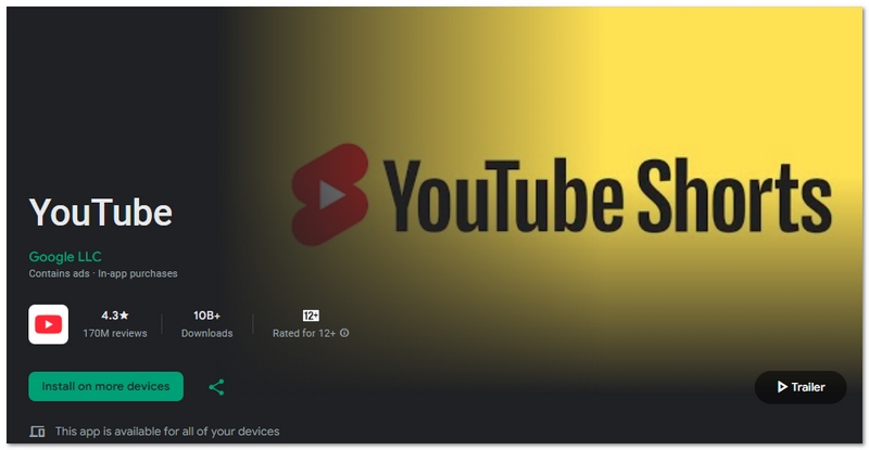 YouTube Free Movie App