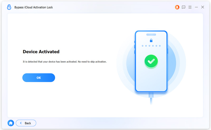 Dispositivo ativado com bloqueio de ativação do iCloud
