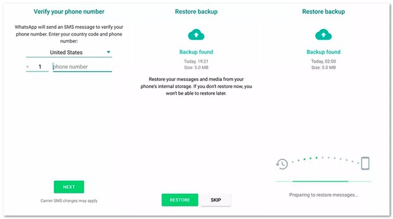 Restaurar o backup do Google Drive