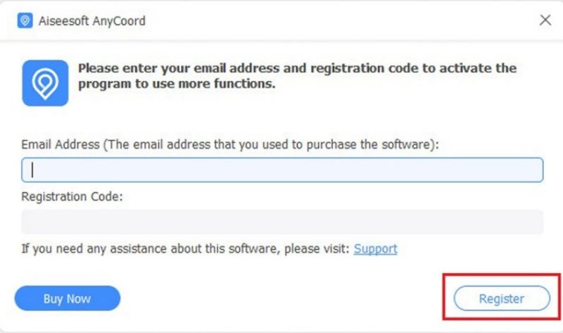 Cadastre-se Email e Código