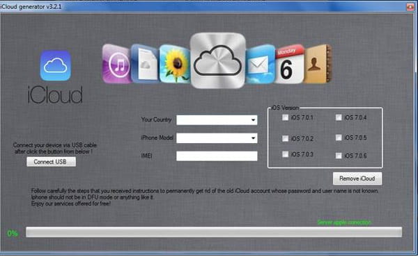 Ferramenta Bypass do iCloud