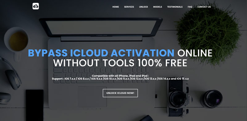 Bloqueio de ativação do iCloud, desbloqueio e site de bypass
