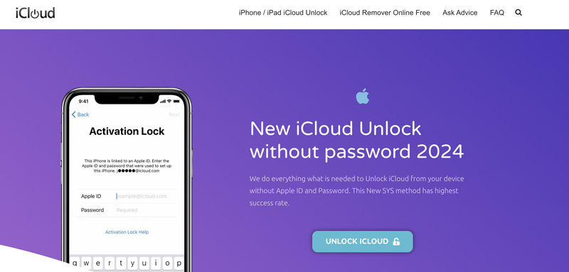 iCloudonoff Serviço de desbloqueio online do iCloud
