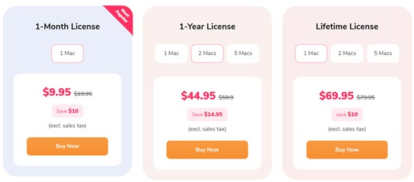 Licenças do PowerMyMac