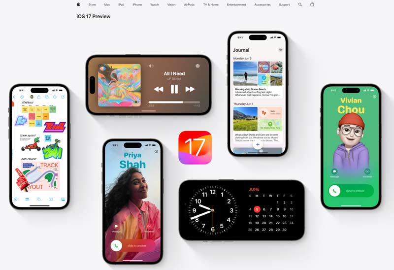 Pré-visualização do Apple iOS 18/17