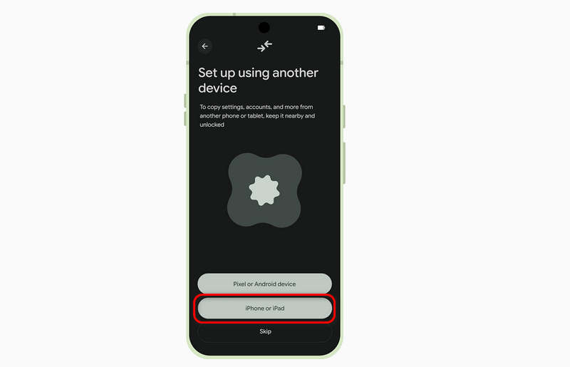 Configurar com um iPhone