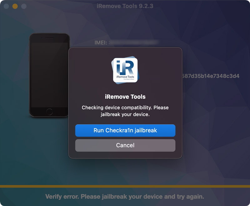 iRemove Tools faz jailbreak no iPhone via Checkra1n