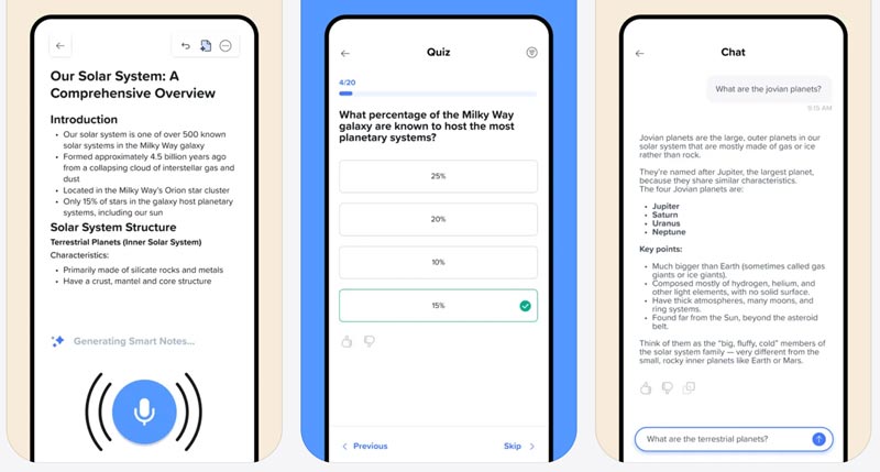 Aplicativo Notability AI Notes em PDF