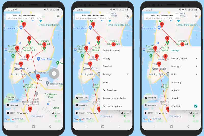 Aplicativo Netlinkd para mudança de localização no Android