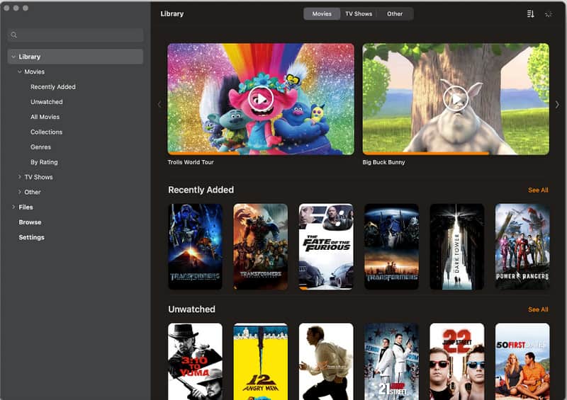Infundir reprodutor de vídeo MKV Player