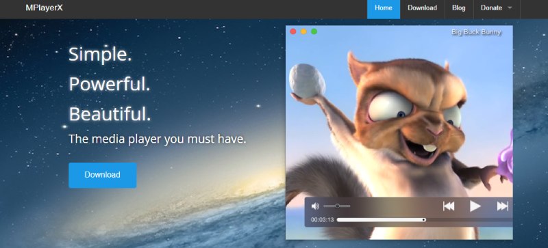 Leitor MPlayer X MKV para Mac