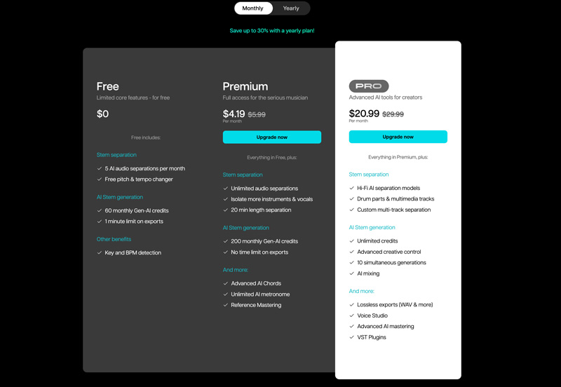 Planos Moises Ai Premium Pro