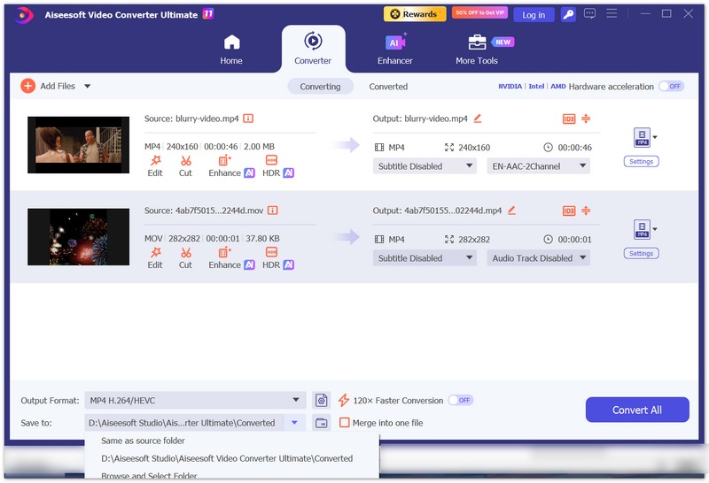 Aiseesoft Video Converter Ultimate Converter tudo