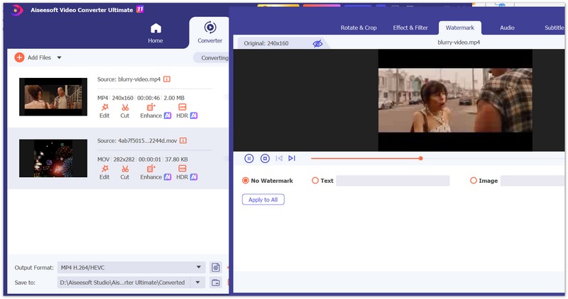 Editar e cortar vídeos MOV