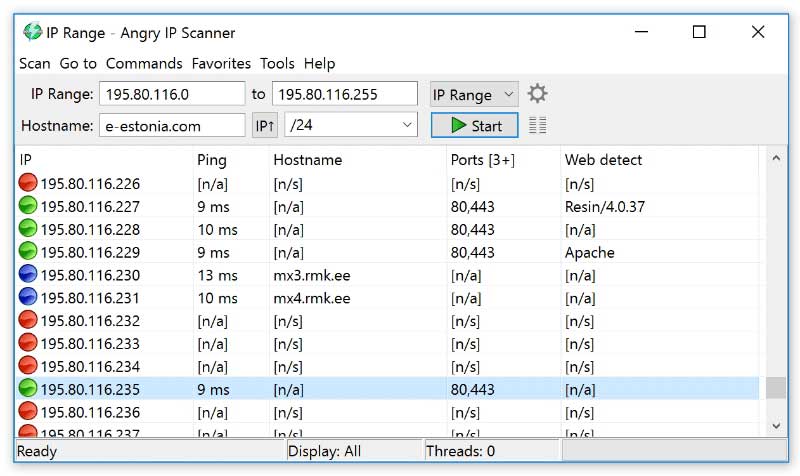 Scanner IP com raiva