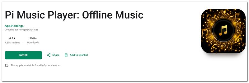 Aplicativo de toques Pi Music Player