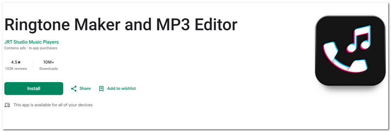 Aplicativo para criar toques e editar MP3