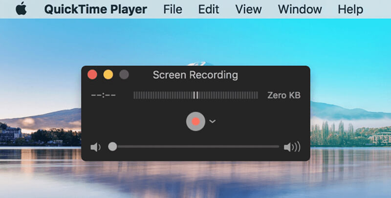 Gravador de tela Quicktime para MAC