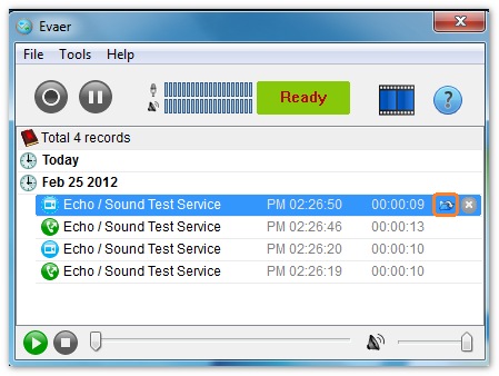 Gravador de Skype da Evaer