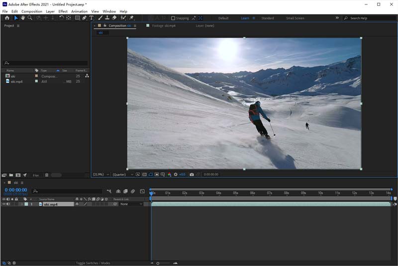 Launch After Effects