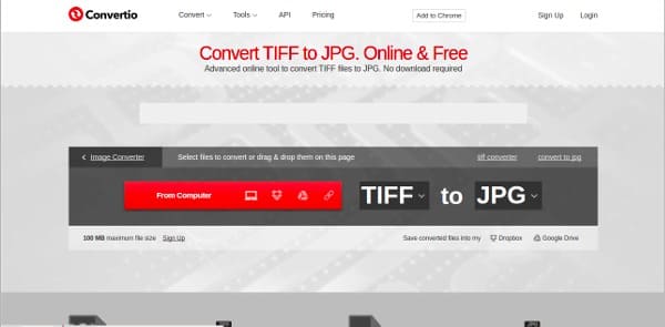 Conversor de Arquivos Tiff Online