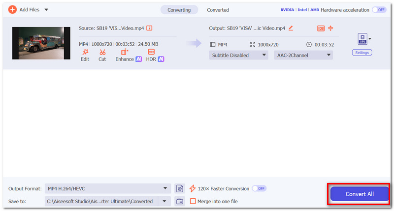 Converter todos os vídeos