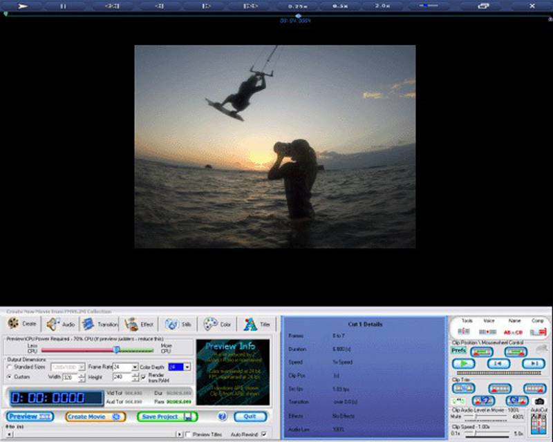 Full Motion Video Player com controle de velocidade
