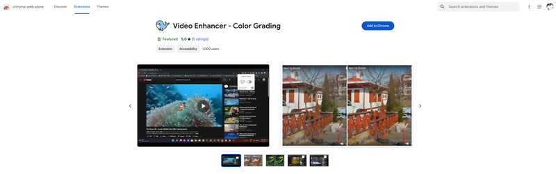 video-enhancer-color-grading-chrome-extensão