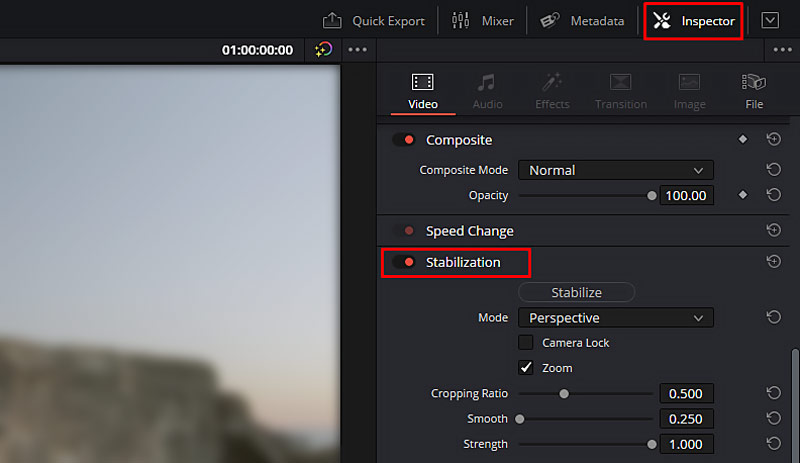 Davinci Resolve Vídeo Suave