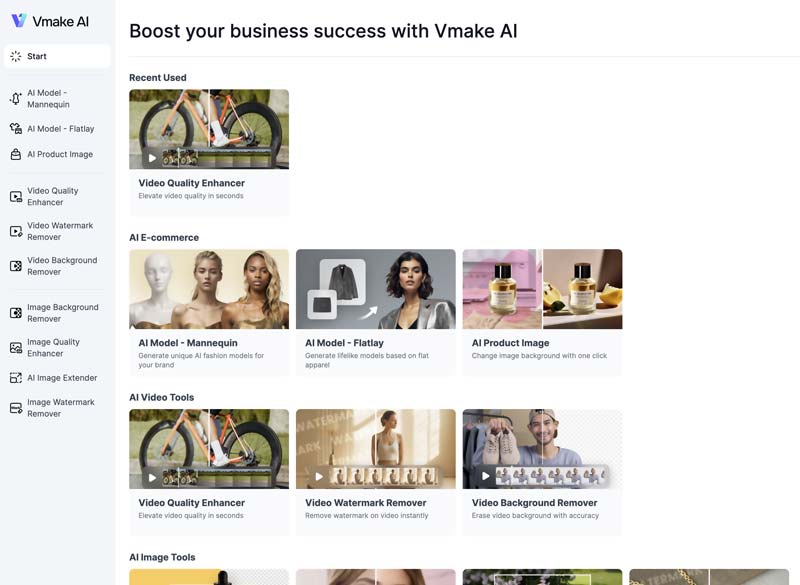 Plataforma de IA Vmake