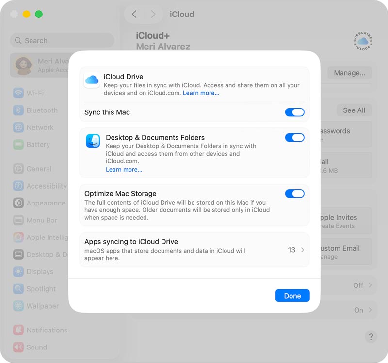 Sync This Mac Desktop And Documents Folders