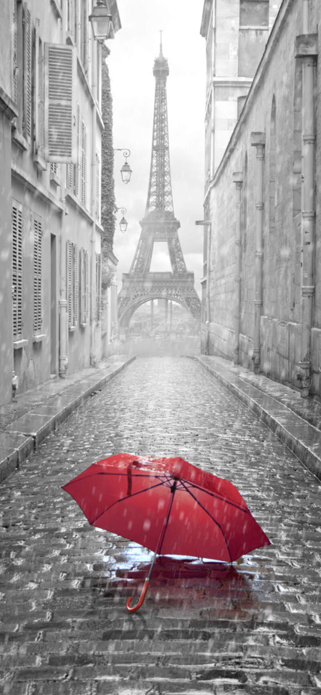 Guarda-chuva vermelho
