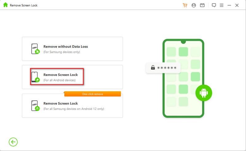 Wootechy Idelock Android Escolha Remover Bloqueio de Tela Novamente