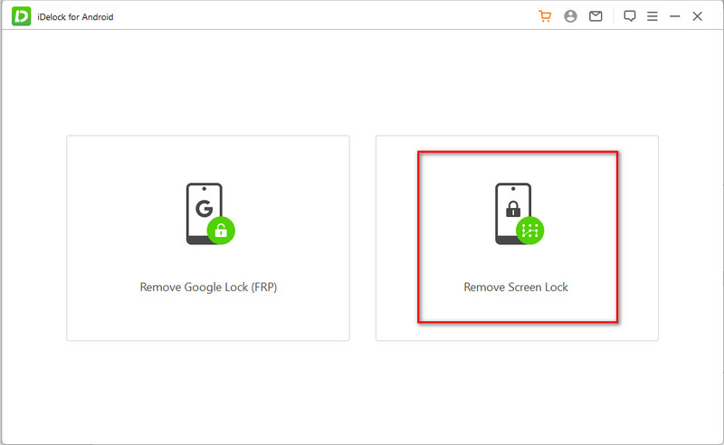 Wootechy Idelock Android Escolha Remover bloqueio de tela