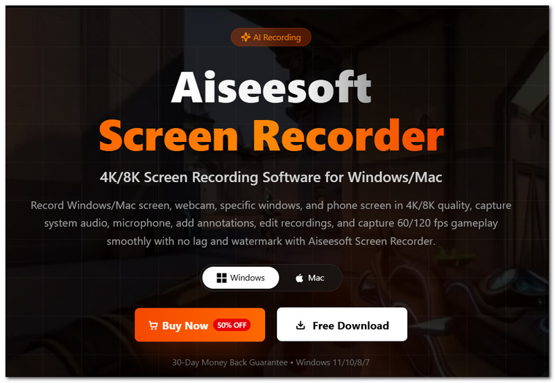 Aiseesoft Screen Recorder para Android