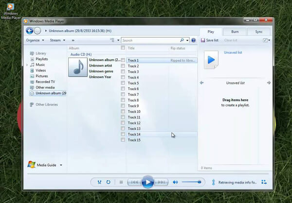 Insira o CD