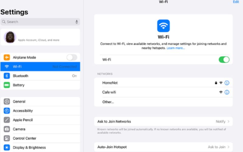 Use Wi-Fi forte