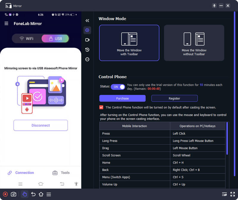 Espelhamento do iOS no PC