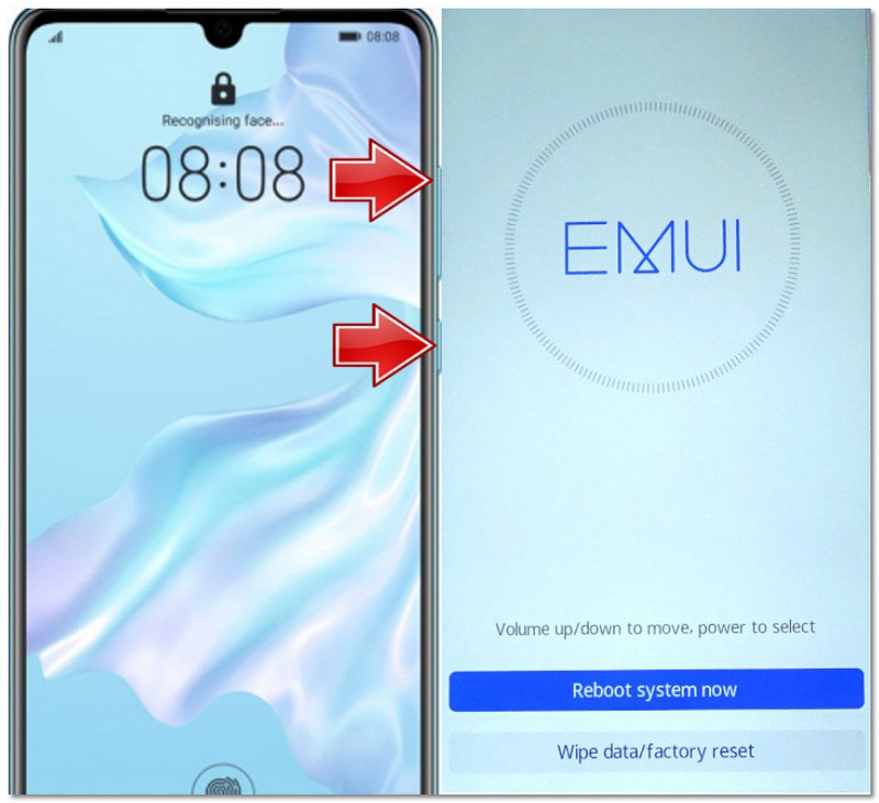 Modo de recuperação Huawei