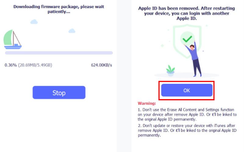 Remover Apple Id