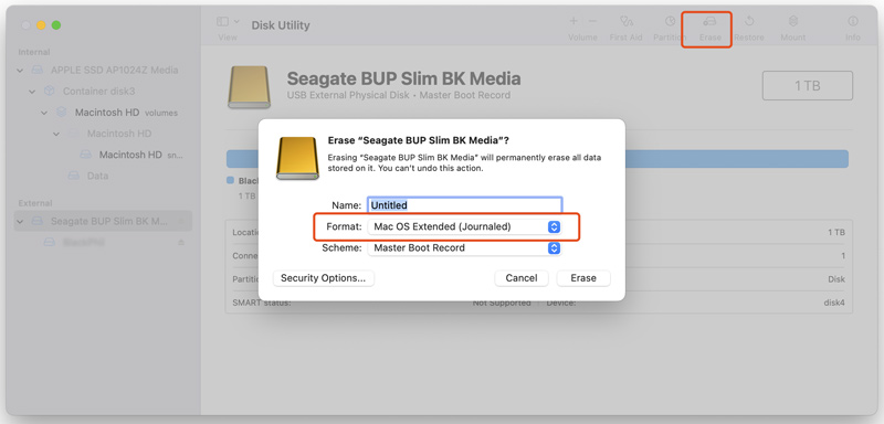 Apagar Reformatar Disco Rígido Externo no Mac