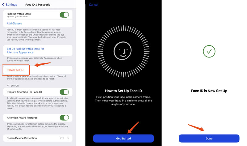Redefinir o ID Apple e configurar novamente