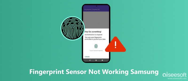 Sensor de impressão digital não funciona Samsung