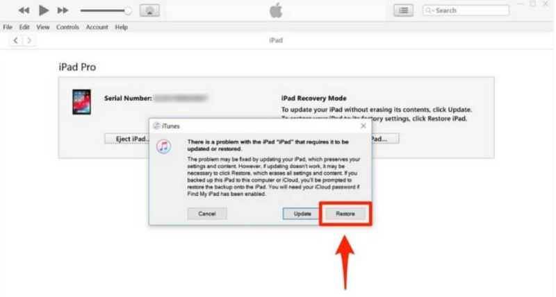 Redefinir o iPhone 12 via iTunes Finder