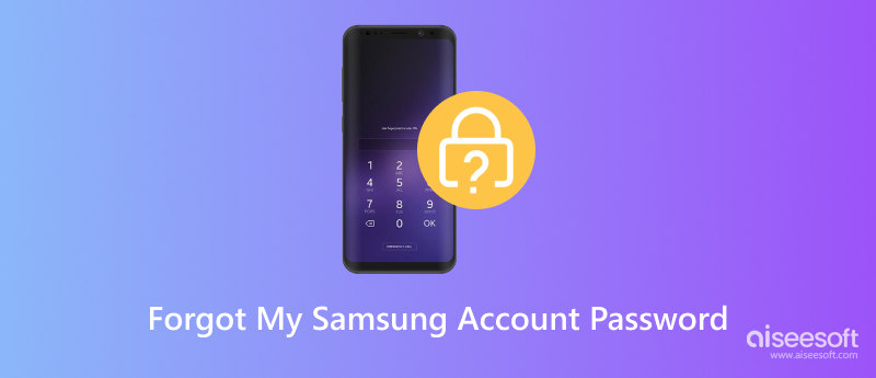 Esqueci a senha da minha conta Samsung