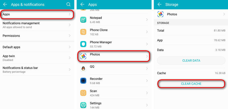 Limpar Cache do Android